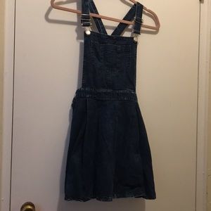 Topshop overall dress